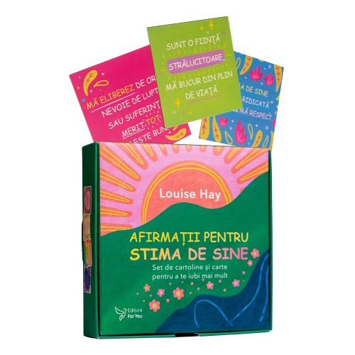 Afirmații pentru stima de sine - Louise Hay - Set de cartoline și carte